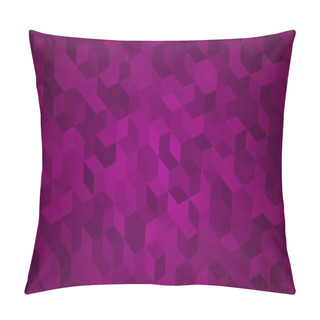 Personality  Abstract Background Of Isometric Cubes Pillow Covers