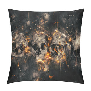 Personality  Skulls And Bones Pillow Covers