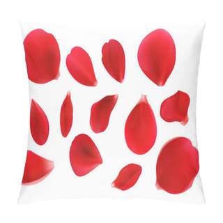 Personality  Red Rose Petals Pillow Covers