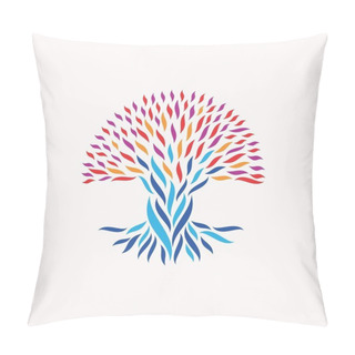 Personality  Unity Abstract Tree Concept Pillow Covers