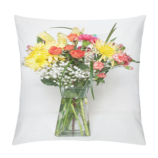 Personality  Spring Bouquet With Card Pillow Covers