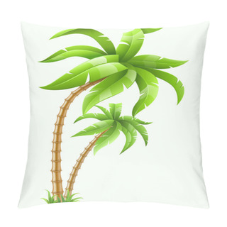 Personality  Tropical Palm Trees Pillow Covers