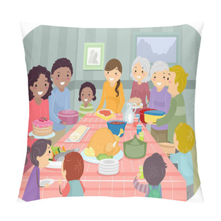 Personality  Potluck Party Indoors Pillow Covers