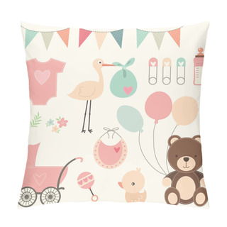 Personality  Baby Shower Set Pillow Covers