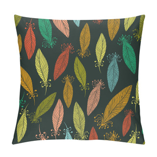 Personality  Pattern With Ornate Feathers Pillow Covers