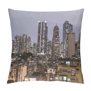 Personality  A Dense Residential Area In Macao Pillow Covers