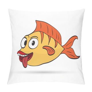 Personality  Crazy Cartoon Fish Pillow Covers