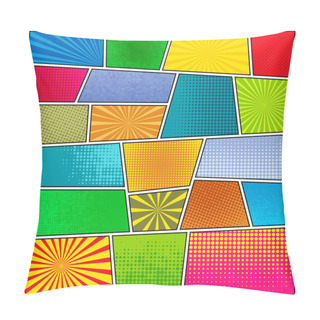 Personality  Comic Strip Background Pillow Covers