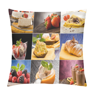Personality  Dessert - Collage Pillow Covers