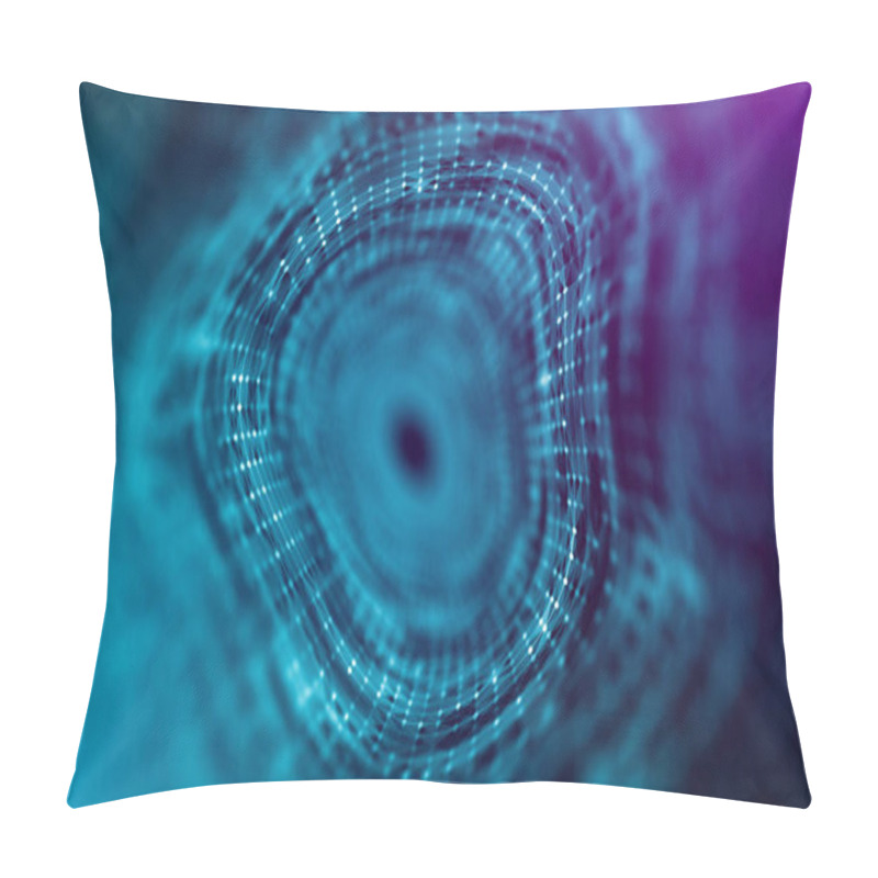 Personality  Time Tunnel, Computer Generated Abstract Fractal Background Pillow Covers