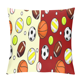 Personality  Sport Ball Seamless Pillow Covers