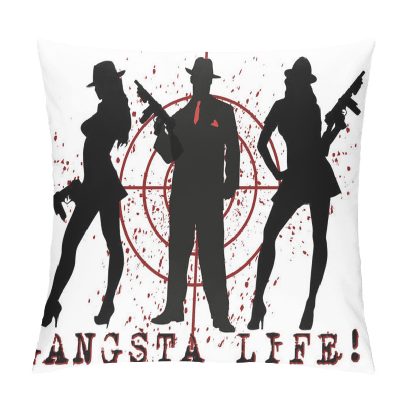 Personality  Gangsta Life Pillow Covers