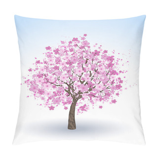 Personality  Flowering Cherry Tree Pillow Covers