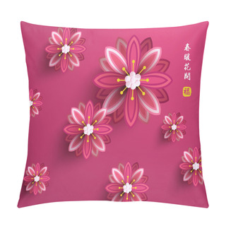Personality  Oriental Happy Chinese New Year Vector Pillow Covers