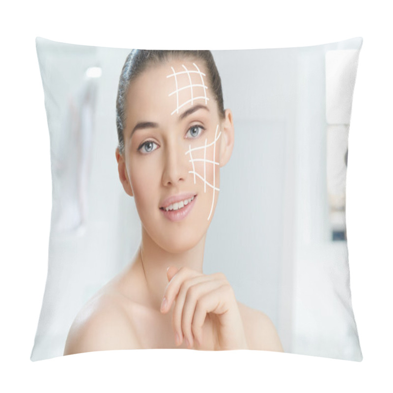 Personality  Healthy Face Pillow Covers