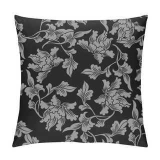 Personality  Antique Seamless Background Nature Botanic Leaf Pillow Covers