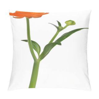 Personality  Orange Buttercup Flower Pillow Covers
