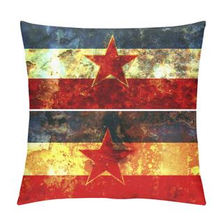 Personality  Old Flag Of Yugoslavia Pillow Covers