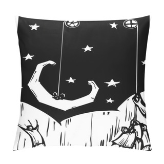 Personality  Hoisting The Moon Pillow Covers