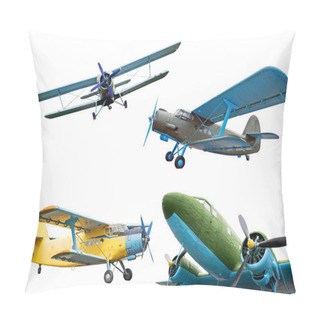 Personality  Retro Planes Pillow Covers