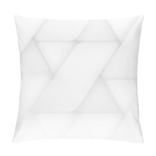 Personality  Vector Design With Triangles On The Grey Pillow Covers