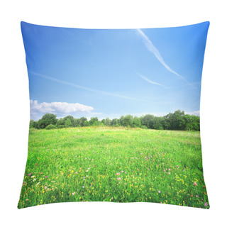 Personality  Bright Meadow Flowers Pillow Covers