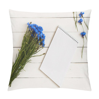 Personality  Blue Wildflowers Pillow Covers