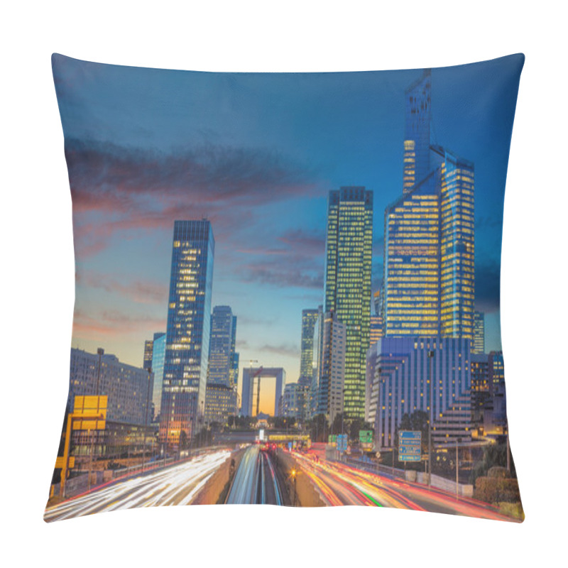 Personality  La Defense, Paris. Pillow Covers