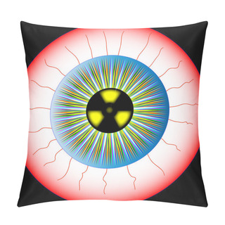 Personality  Radioactive Eye Pillow Covers