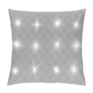 Personality  White Glowing Light Pillow Covers