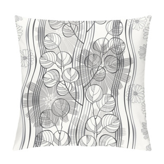 Personality  Pattern With Branches And Flowers Pillow Covers