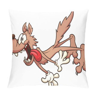 Personality  Excited Cartoon Wolf Pillow Covers