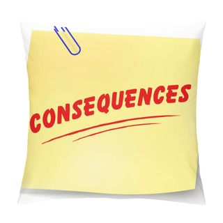 Personality  Vector Consequences Message Pillow Covers