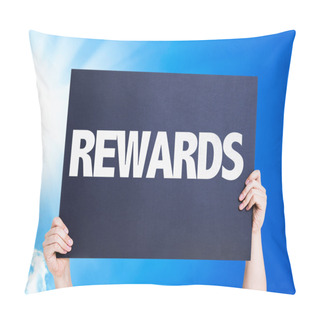 Personality  Rewards Card On Background Pillow Covers