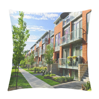 Personality  Modern Town Houses Pillow Covers