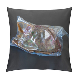 Personality  Raw Meat In A Sous Vide Bag Pillow Covers