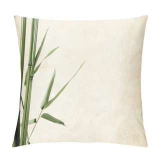 Personality  Border Of Bamboo Leaves On Paper Pillow Covers