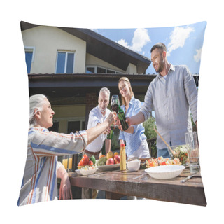 Personality  Family Clinking Glasses Pillow Covers