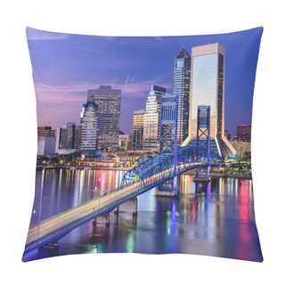 Personality  Jacksonville, Florida Skyline Pillow Covers