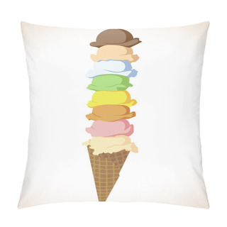 Personality  Icecream Pillow Covers
