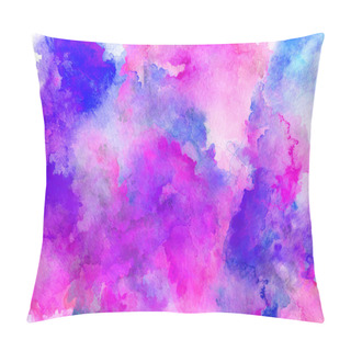 Personality  Ink Puprle Watercolor Full Background Pillow Covers