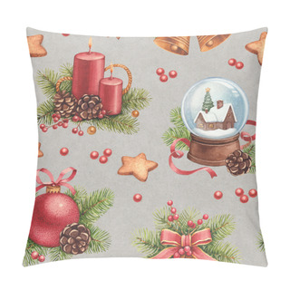 Personality  Vintage Christmas Pattern Pillow Covers