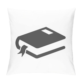 Personality  Pictograph Of Book Icon Pillow Covers