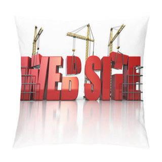 Personality  Web Construction Pillow Covers