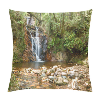 Personality  Rio Cavallizza Waterfalls Of The Cuasso Al Monte, Valceresio In The Province Of Varese, Lombardy, Italy Pillow Covers