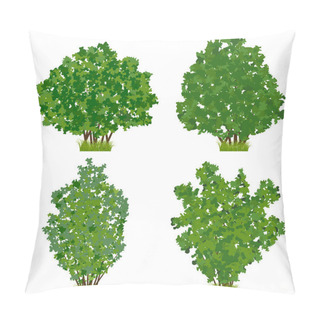 Personality  Green Shrubs Pillow Covers
