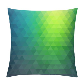 Personality  Retro Mosaic Pattern Of Triangle Shapes Pillow Covers