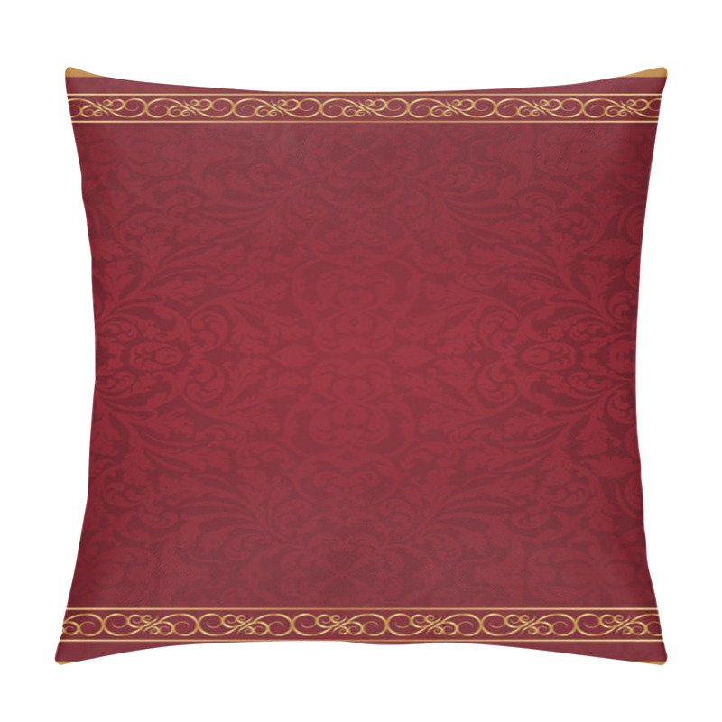 Personality  Maroon Background Pillow Covers