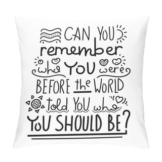 Personality  Hand Written Calligraphy Quote Motivation For Life And Happiness. For Postcard, Poster, Prints, Cards Graphic Design. Pillow Covers