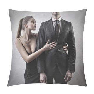 Personality  Elegant Couple At A Party Pillow Covers
